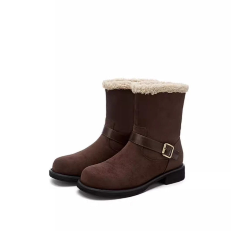 Bottines en daim souple New Fall