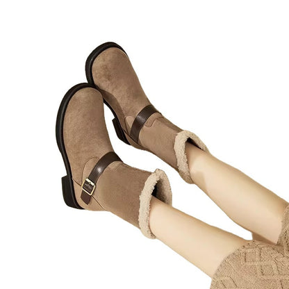 Bottines en daim souple New Fall