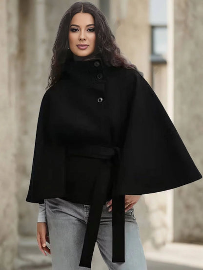 Cape Femme Élégante – Style & Ceinture