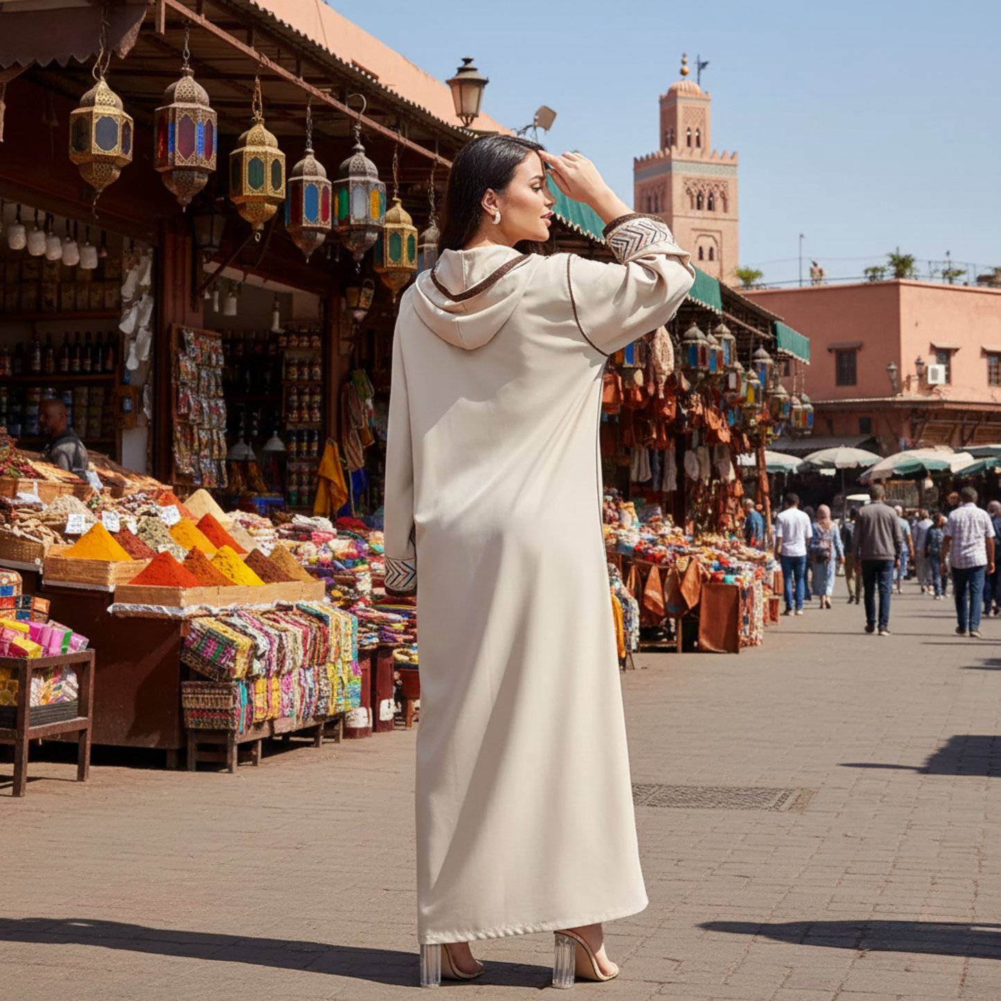 L’Essence du Caftan Marocain : Élégance de Marrakech.