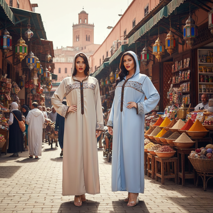 L’Essence du Caftan Marocain : Élégance de Marrakech.