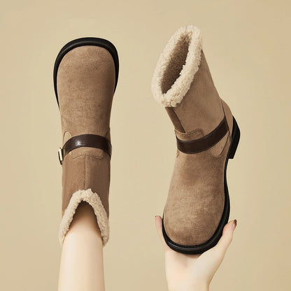 Bottines en daim souple New Fall