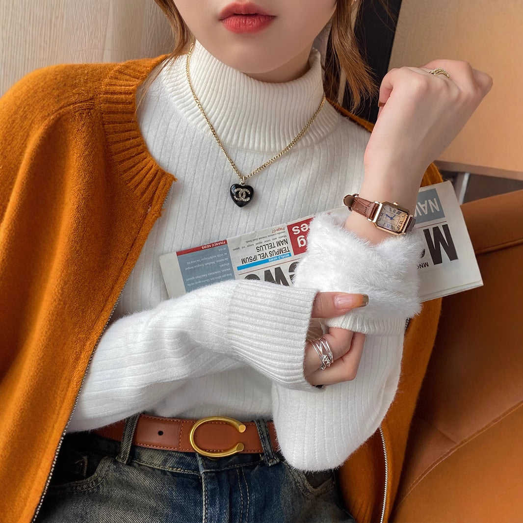 Pull Hiver Côtelé Chic